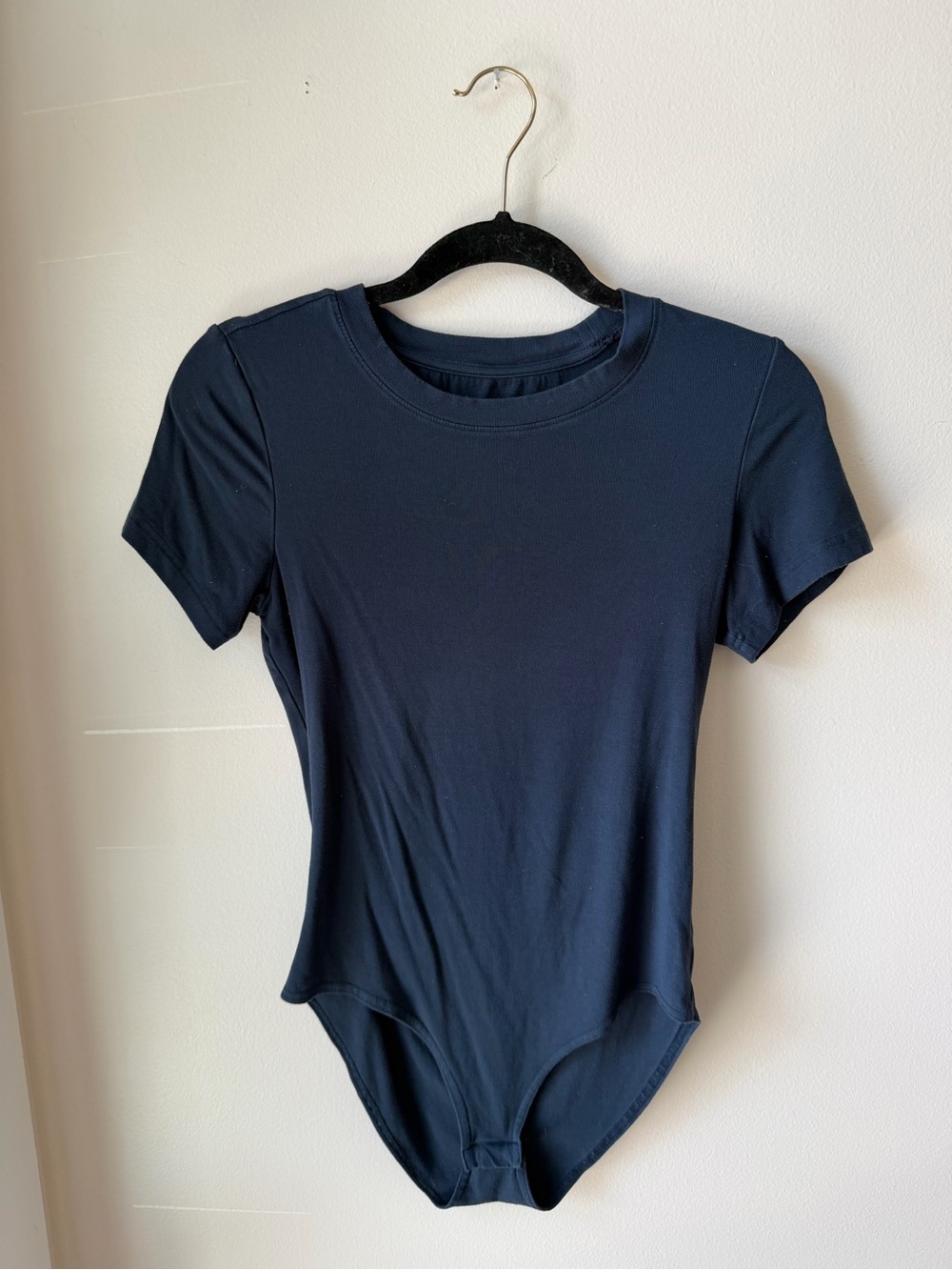 Women’s Short Sleeve Navy Bodysuit